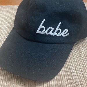 Adorable BABE baseball cap 🧢 😍